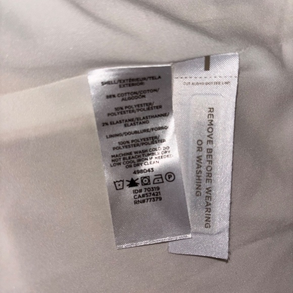 Ann Taylor 6 petite cream off white jacket blazer - Picture 12 of 13